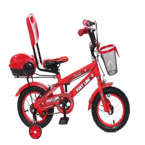دوچرخه پورت لاین سایز 12 مدل چیچک رنگ قرمز