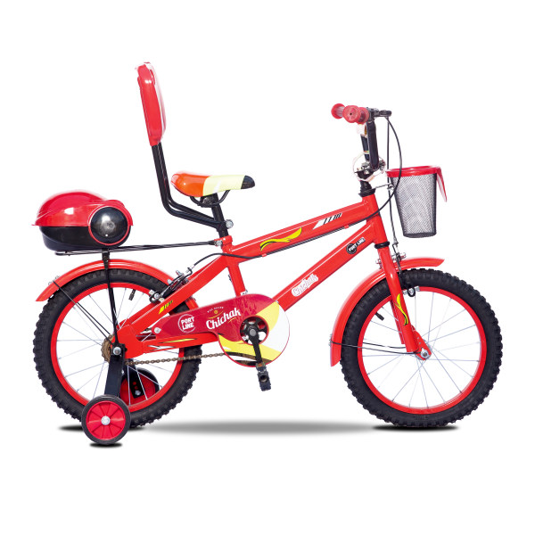 دوچرخه سایز 16 ارزان قیمت پورت لاین مدل چیچک قرمز